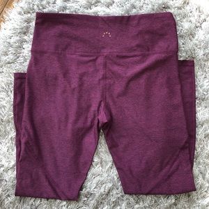 NWT Varley Wine-Colored Athletic Leggings